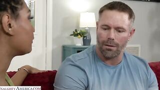 Girl sucks dick of the guy on the first date in this hot video