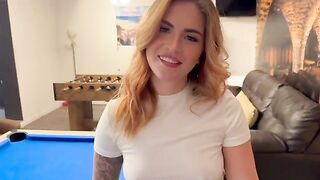 I played pool and had sex with an amateur, just like in the movies