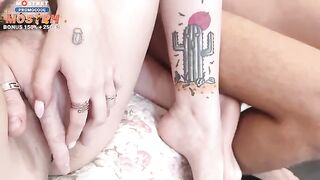 An orgy with four young college girls is always unforgettable