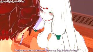 The Spider Mother demon fucked Tanjiro in a passionate scene