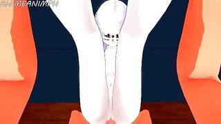 The Spider Mother demon fucked Tanjiro in a passionate scene