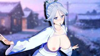 Shirayuki Tsurara's 3D animated hentai game is full of passion