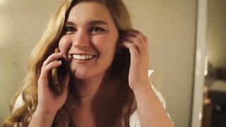 Make your girlfriend cum over the phone with your dick