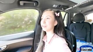 Easy-to-suck mouth - stunning Asian beauty after school