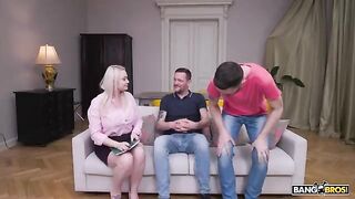 Two dicks are not a limit, especially for blonde minet