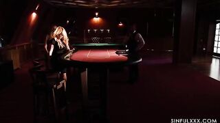 The passionate fuck in the dark with three girls