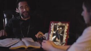 A man wants to enter a forbidden place with his cock