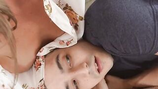 The guy gently interacts with the girl’s hole in a passionate scene