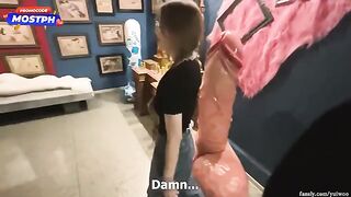 I seduced a modest girl who loves huge cocks and fucks passionately