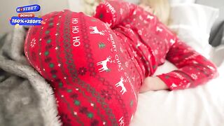 The stepmom received a gift from her stepson for Christmas, and she was very glad