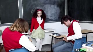 There are only whores in this college, and they love to suck cock