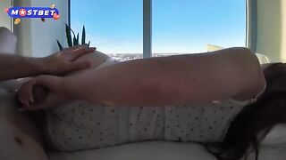Cutie stepsister realized her dream of having sex with a nice man