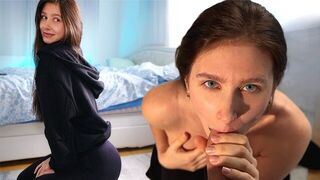 He trained her and then fucked her face with his cock