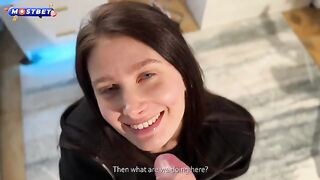 He trained her and then fucked her face with his cock