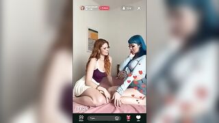 Redhead stepsisters are curious about cock, they love to taste it