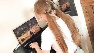 The hot stepmom again fucked her stepson in the stomach