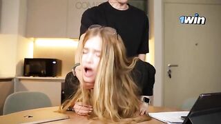 A busty secretary has sex with her boss in this hot HD video