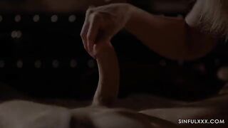 Looking at a mesmerizing view while getting your dick sucked