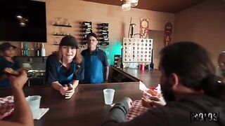 Who hasn't tried fucking behind the garage? Two girls sure did