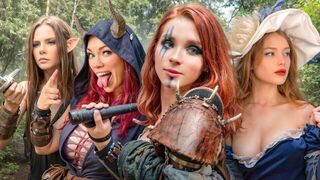 Who is this person going to fuck? A sexy cosplay scene unfolds