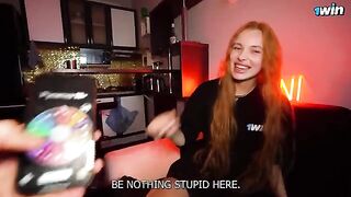 How can you please a girl? A hot strip game with Megan Murkovski