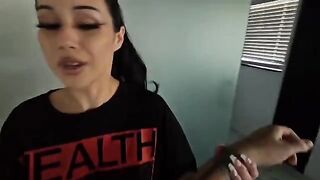 The goth girl showed the guy what a real passion is