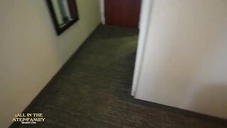 The girl passionately sucks the guy’s cock, honey