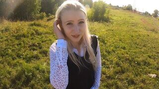 What do we do at sunset? A stunning schoolgirl Stacy Starando knows