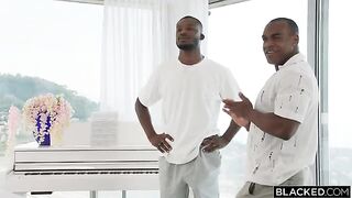 The guys wanted to fuck the sexy brunette and her friend