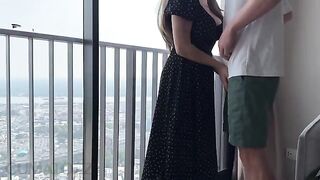 A continuation of the romantic meeting in a hotel room