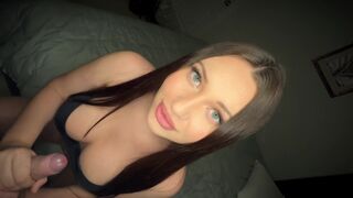 She's a student of the blowjob art, she'll show you what she learned