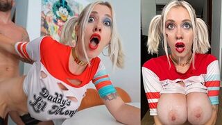 When Harley Quinn is horny, she won't refuse any moment