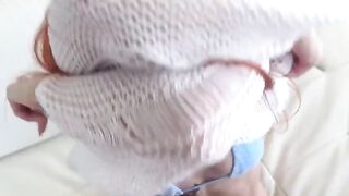 The man checked all the holes of a hot Russian girl