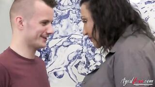 Old and young hardcore sex with Nicole DuPapillon and Sam Bourne
