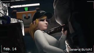 FNAF Security Breach Vanessa got banged in the office of a pizzeria