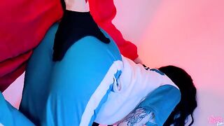 A slutty girl plays a risky game with her warden in a thrilling scenario