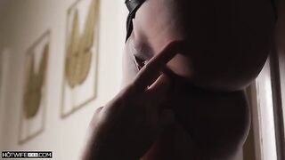 Any dick will fit in an Asian girl’s pussy in doggy style position