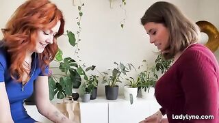 A man supports his girlfriend with a foot fetish