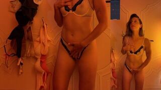 Nadia Foxx gets her pussy wet in a steamy vlog