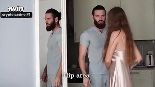A masseur is massaging the body of a hot Russian girl. She’s squirting with pleasure
