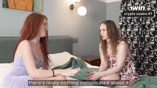 Two girlfriends won't miss a chance to have fun in a steamy threesome
