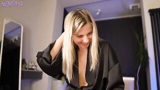 My hot stepmom has a sexy surprise under her robe. Letty Black shines!
