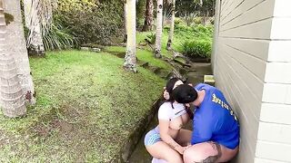 The girl was licked by a hot guy in a passionate encounter