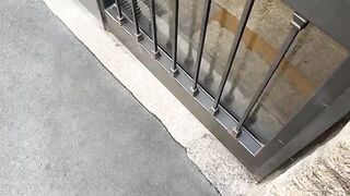 Sit down softly and get a hard cock in your pussy, Italian style