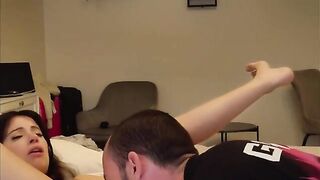 The couple gets an amazing orgasm at the same time