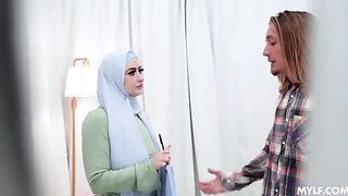 She whispers halal, but her actions are far from it, shocking!