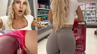 A girl was caught in public using a vibrator in a daring way