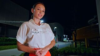 We've got a wild waitress who’s ready for action