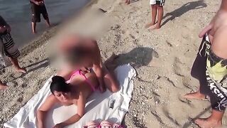 I spread the towel, you took out your pants—that makes sense