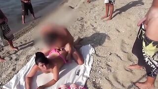 I spread the towel, you took out your pants—that makes sense